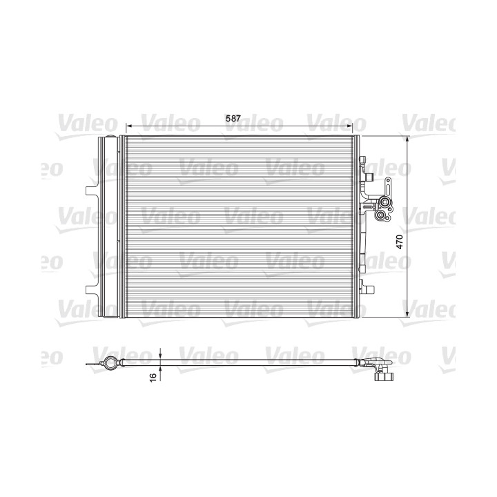 Skraplacz klimatyzacji VALEO 814318
