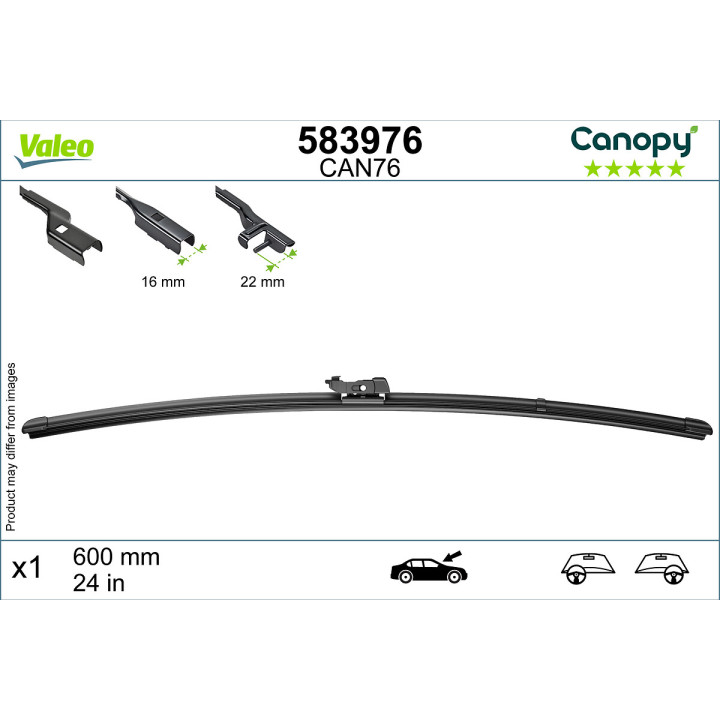 Pióro wycieraczki VALEO 583976