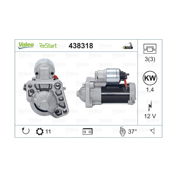 Rozrusznik VALEO 438318
