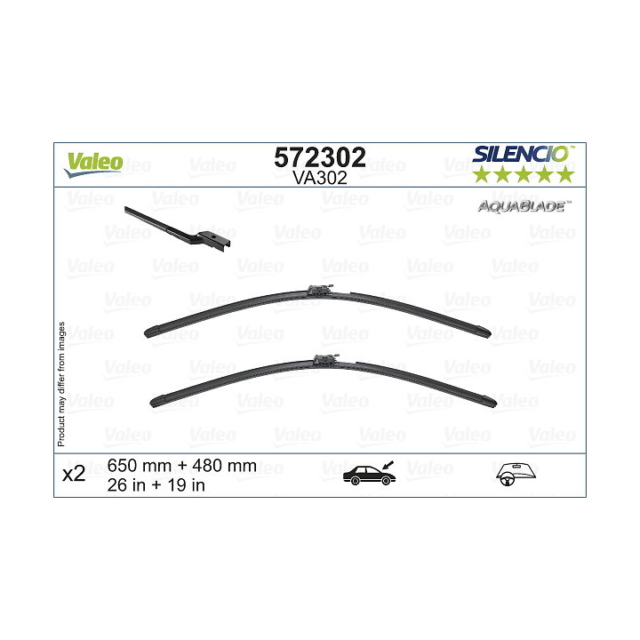 Pióro wycieraczki VALEO 572302