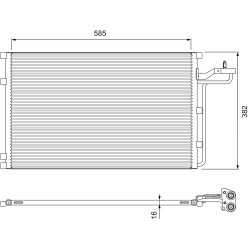 Skraplacz klimatyzacji VALEO 814416