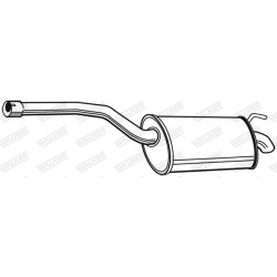 Tłumik końcowy WALKER 23368