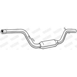 Tłumik środkowy WALKER 23060