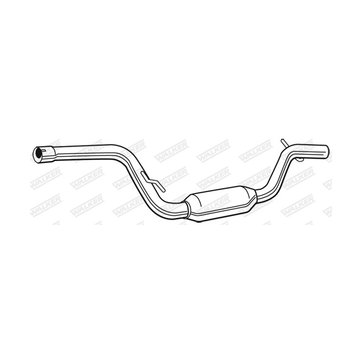 Tłumik środkowy WALKER 23060