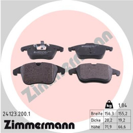 Klocki hamulcowe ZIMMERMANN 24123.200.1