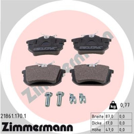 Klocki hamulcowe ZIMMERMANN 21861.170.1