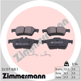 Klocki hamulcowe ZIMMERMANN 24137.168.1