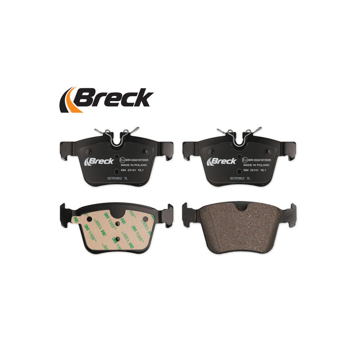 Klocki hamulcowe BRECK 22141 00 554 00