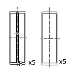Panewki wału korbowego FAI AutoParts BM1023-030