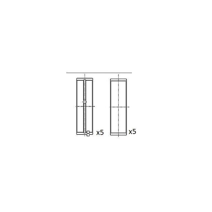 Panewki wału korbowego FAI AutoParts BM1023-030
