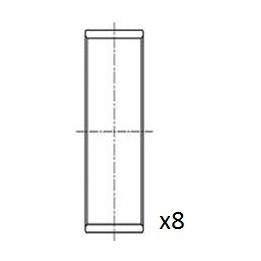 Panewki łożyska korbowodu FAI AutoParts BB2034-030