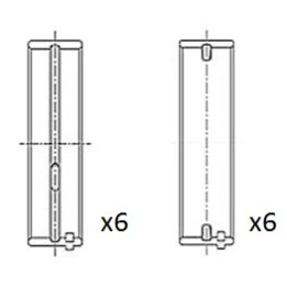 Panewki wału korbowego FAI AutoParts BM1060-025