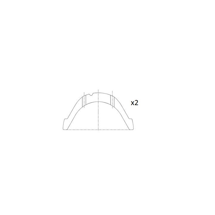Panewka oporowa wału korbowego FAI AutoParts BT3013-STD