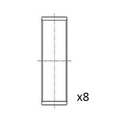 Panewki łożyska korbowodu FAI AutoParts BB2084-STD