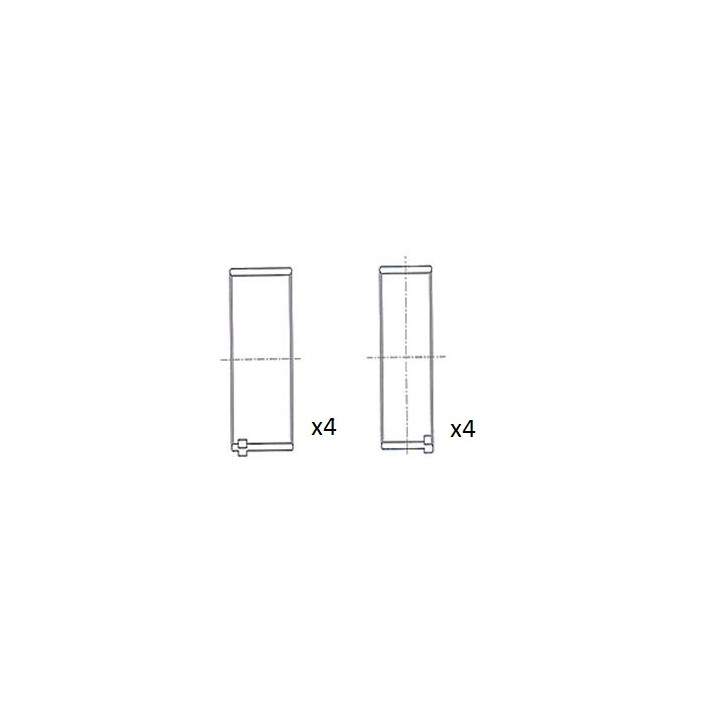 Panewki łożyska korbowodu FAI AutoParts BB2069-030