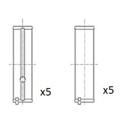 Panewki wału korbowego FAI AutoParts BM1038-STD