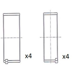 Panewki łożyska korbowodu FAI AutoParts BB2069-050