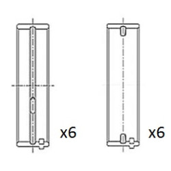 Panewki wału korbowego FAI AutoParts BM1060-STD