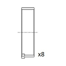 Panewki łożyska korbowodu FAI AutoParts BB2039-STD