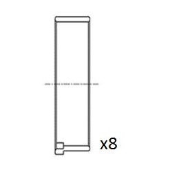 Panewki łożyska korbowodu FAI AutoParts BB2039-STD