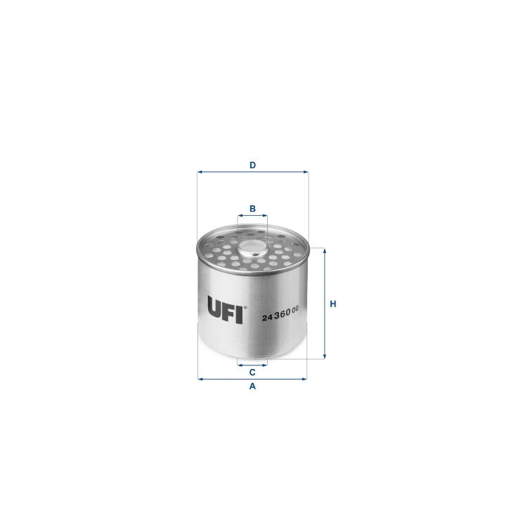Filtr paliwa UFI 24.360.00