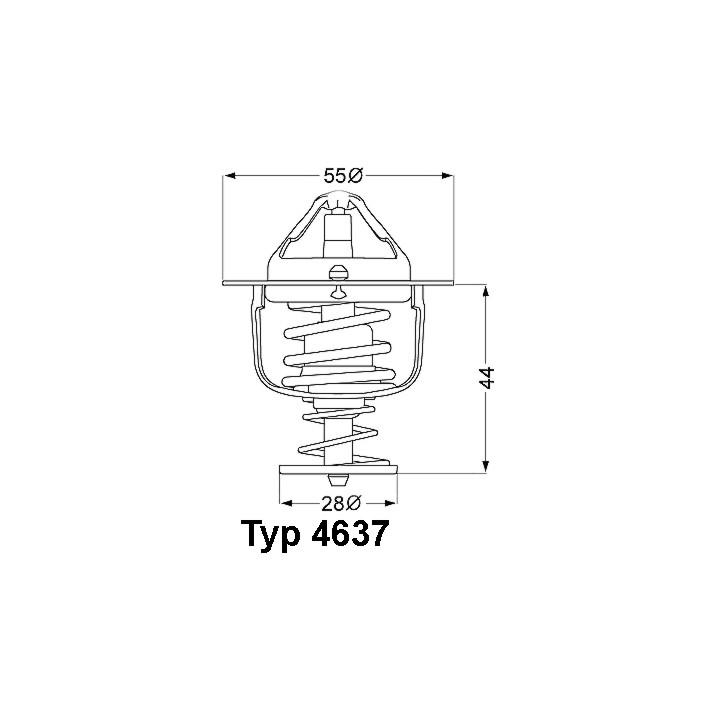 Termostat WAHLER 4637.82D