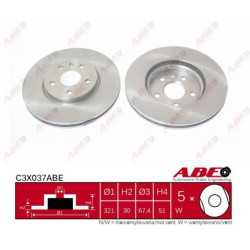 Tarcza hamulcowa ABE C3X037ABE