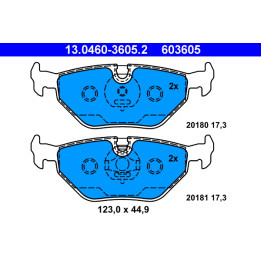 Klocki hamulcowe ATE 13.0460-3605.2
