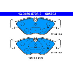 Klocki hamulcowe ATE 13.0460-5703.2
