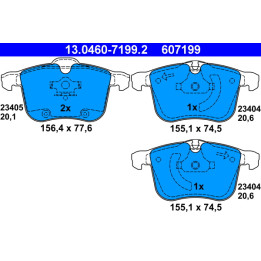 Klocki hamulcowe ATE 13.0460-7199.2