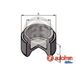 Tłoczek zacisku hamulcowego AUTOFREN SEINSA D025519