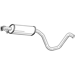 Tłumik środkowy BOSAL 281-831