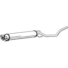 Tłumik środkowy BOSAL 286-169