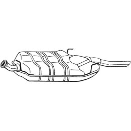 Tłumik końcowy BOSAL 215-831