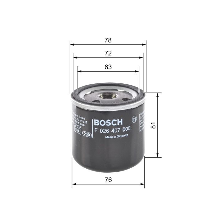 Filtr oleju BOSCH F 026 407 005