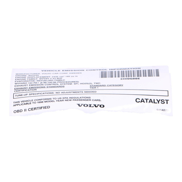 Decal Volvo (9454273)
