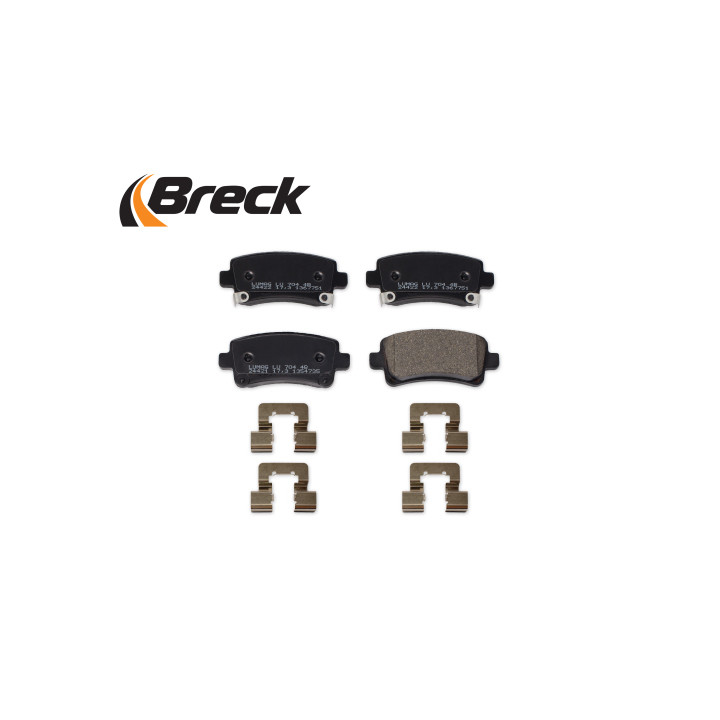 Klocki hamulcowe BRECK 24421 00 704 10
