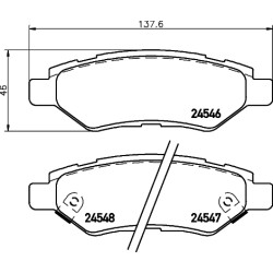 Klocki hamulcowe BREMBO P 09 014