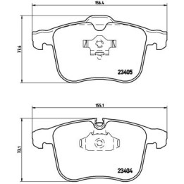 Klocki hamulcowe BREMBO P 59 046