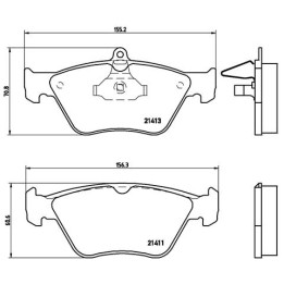 Klocki hamulcowe BREMBO P 59 019