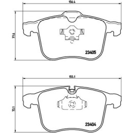 Klocki hamulcowe BREMBO P 59 049