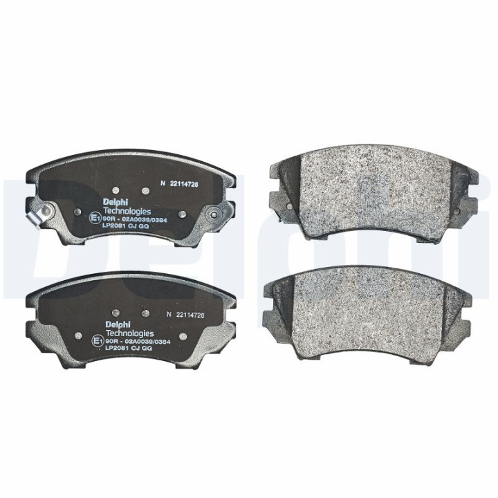 Klocki hamulcowe DELPHI LP2081