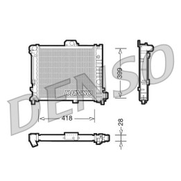 Chłodnica wody silnika DENSO DRM25004