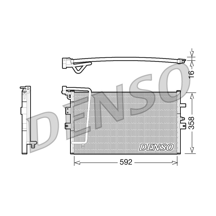 Skraplacz klimatyzacji DENSO DCN25002
