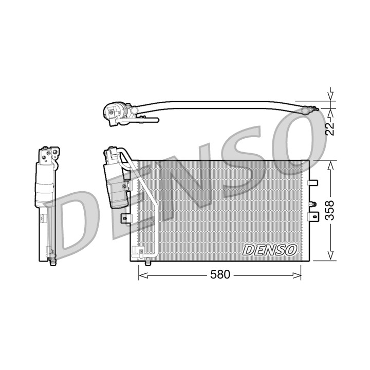 Skraplacz klimatyzacji DENSO DCN25003