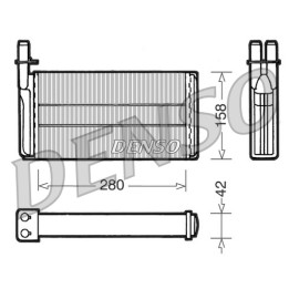 Nagrzewnica DENSO DRR25001