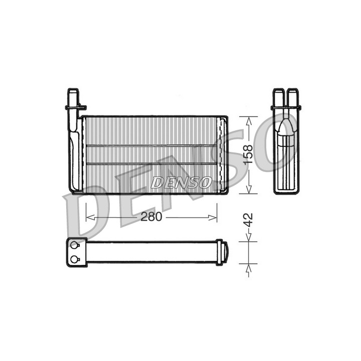 Nagrzewnica DENSO DRR25001
