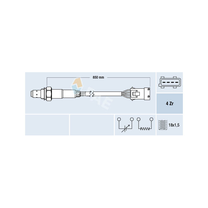 Sonda lambda FAE 77383