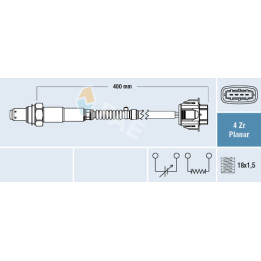 Sonda lambda FAE 77597