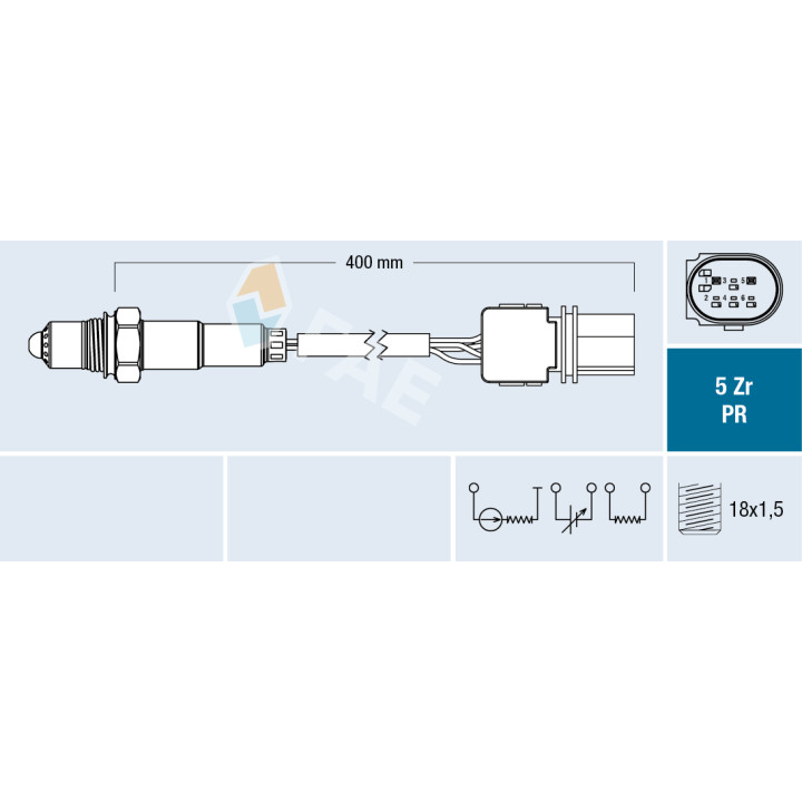 Sonda lambda FAE 75061